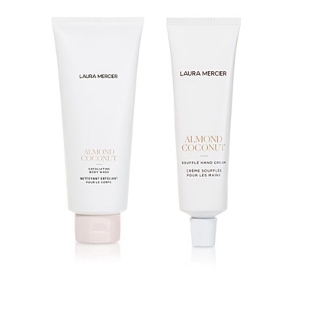 Laura Mercier Almond Coconut Body Wash & Soufflé Hand Cream Set